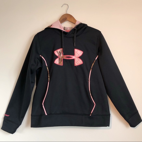 Under Armour Black 1247106 Storm Caliber Hoodie, M - Picture 7 of 15